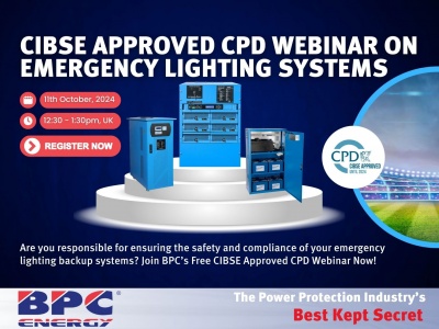 CIBSE-Approved CPD Webinar on Emergency Lighting Systems