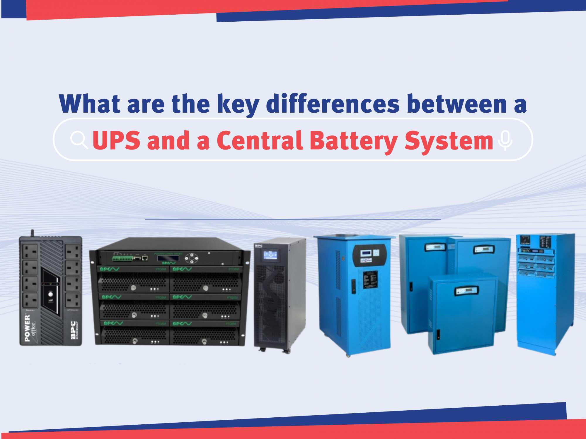 What Are The Key Differences Between a UPS and a Central Battery System