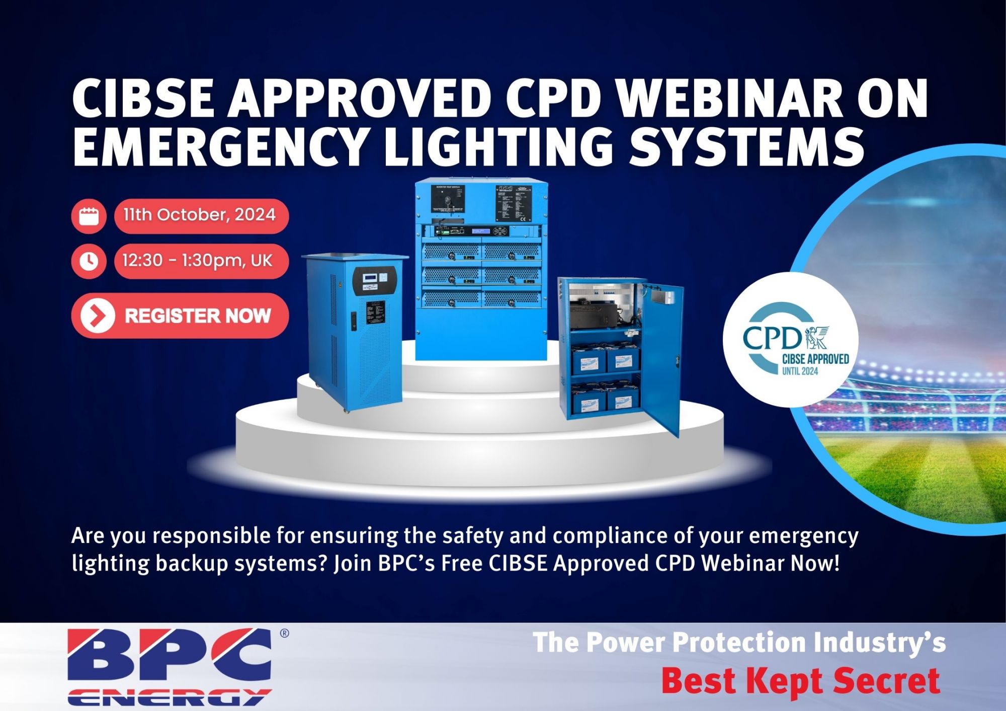 CIBSE-Approved CPD Webinar on Emergency Lighting Systems