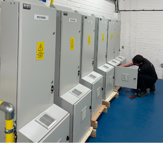 BPC Energy Engineers Doing Final Tests on Medical Isolated Power Supply (MIPS) units