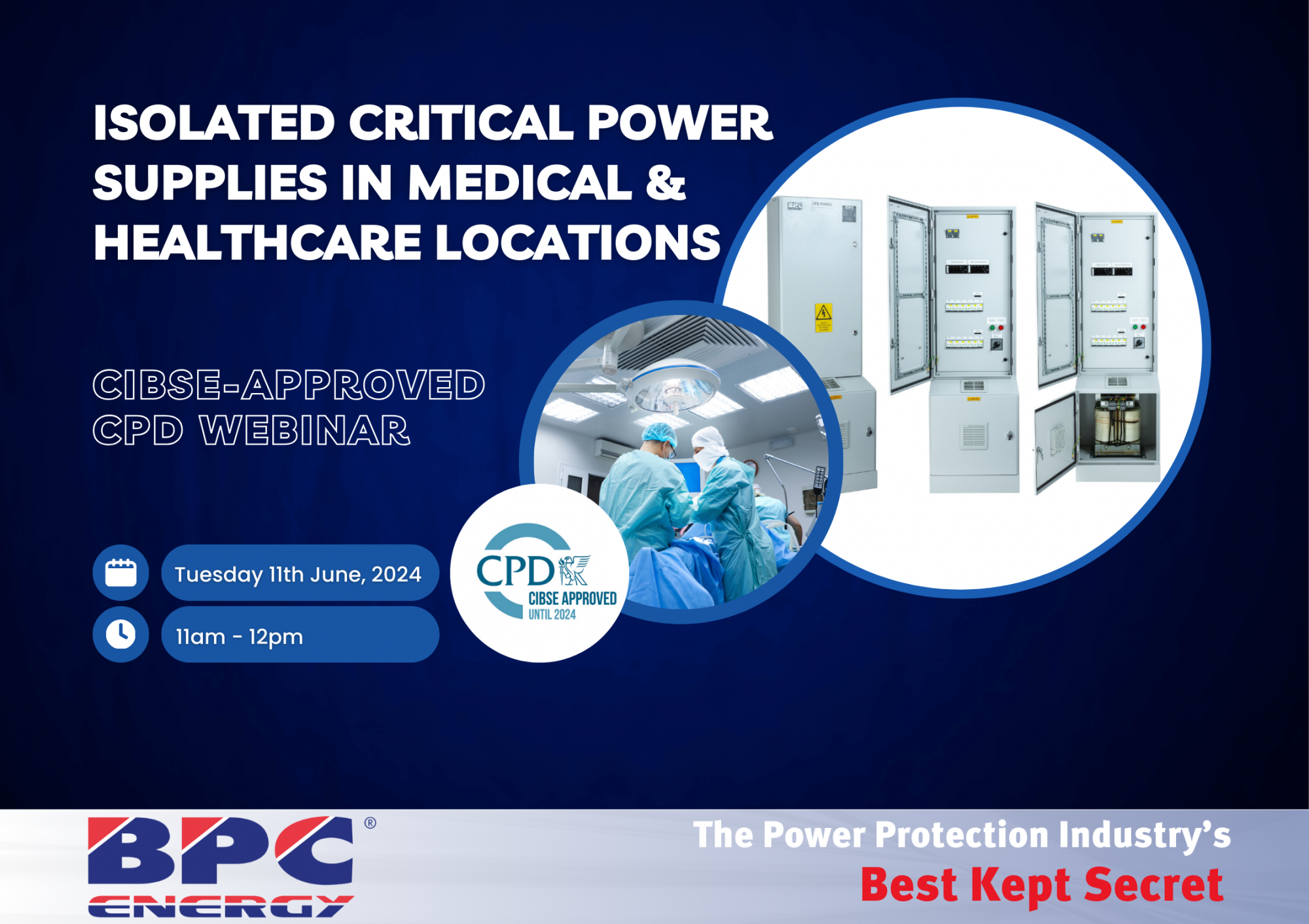 CIBSE-Approved CPD Webinar on Medical Isolated Power Supplies